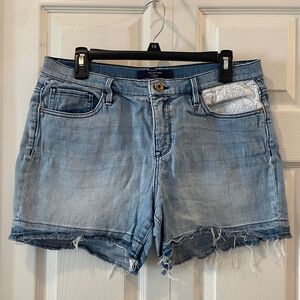Hilfiger Jeans Women's Denim Shorts with Eyelet Detail, Size 10, EUC